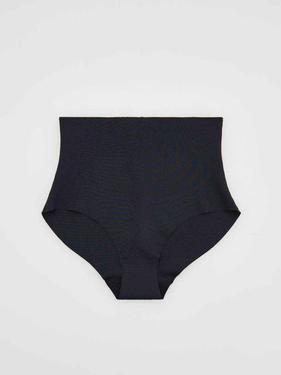 High-Waist-Bikinihose - schwarz - RESERVED