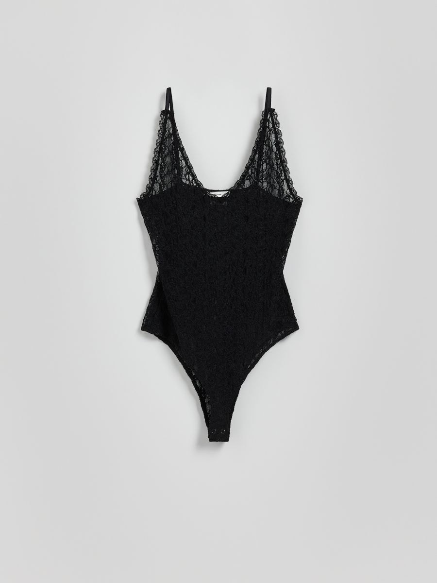 LADIES` BLOUSE BODY - black - RESERVED - 6