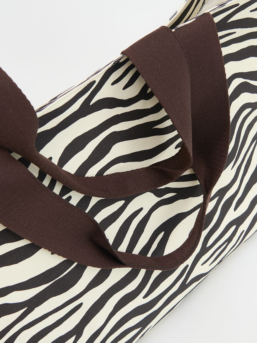 Canvas shopper bag - multicolor - RESERVED - 3