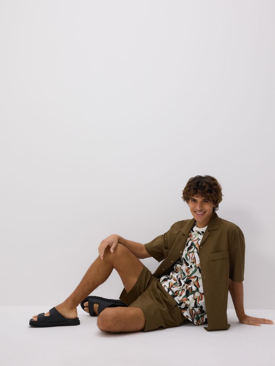 T-särk regular fit - kreemvalge - RESERVED - 6