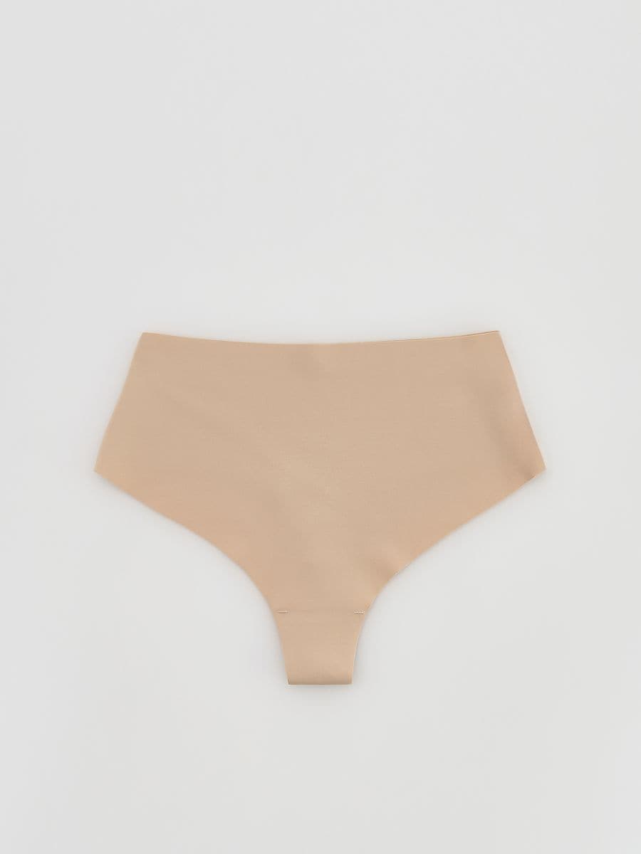 Sömlösa stringtrosor - NUDE - RESERVED