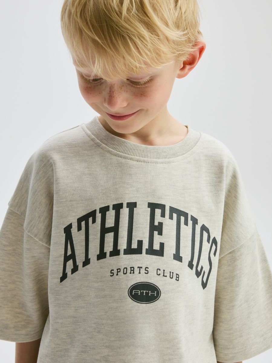 Cotton set with print - light grey - RESERVED - 4