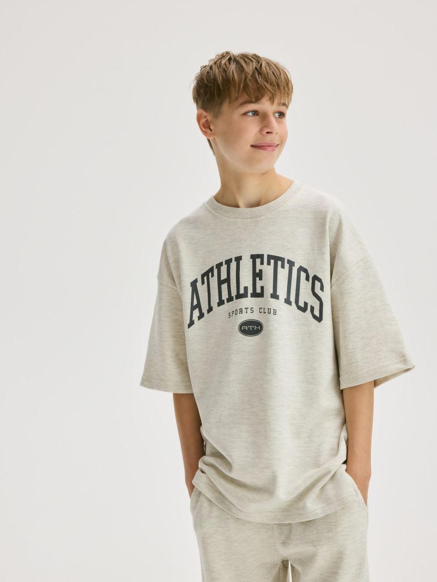 Cotton set with print - light grey - RESERVED - 4