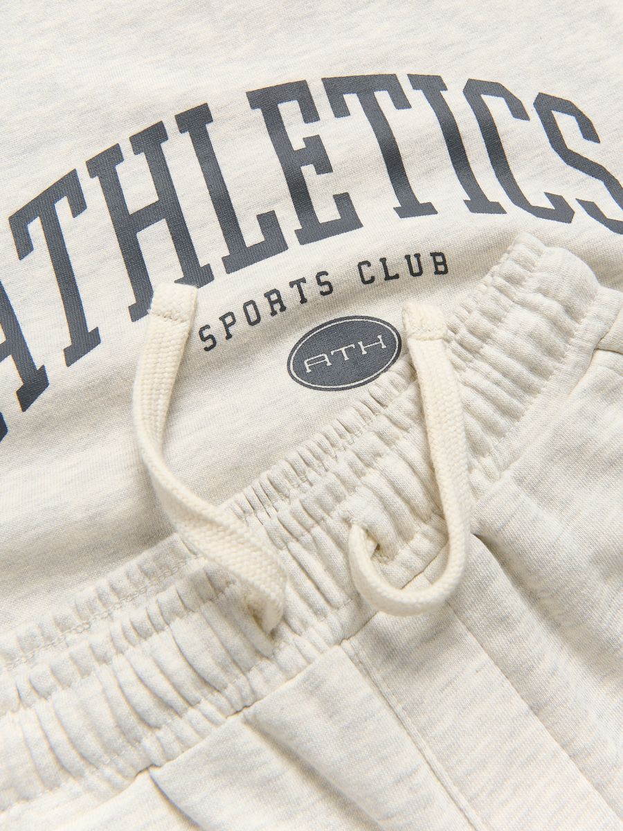Cotton set with print - light grey - RESERVED - 3