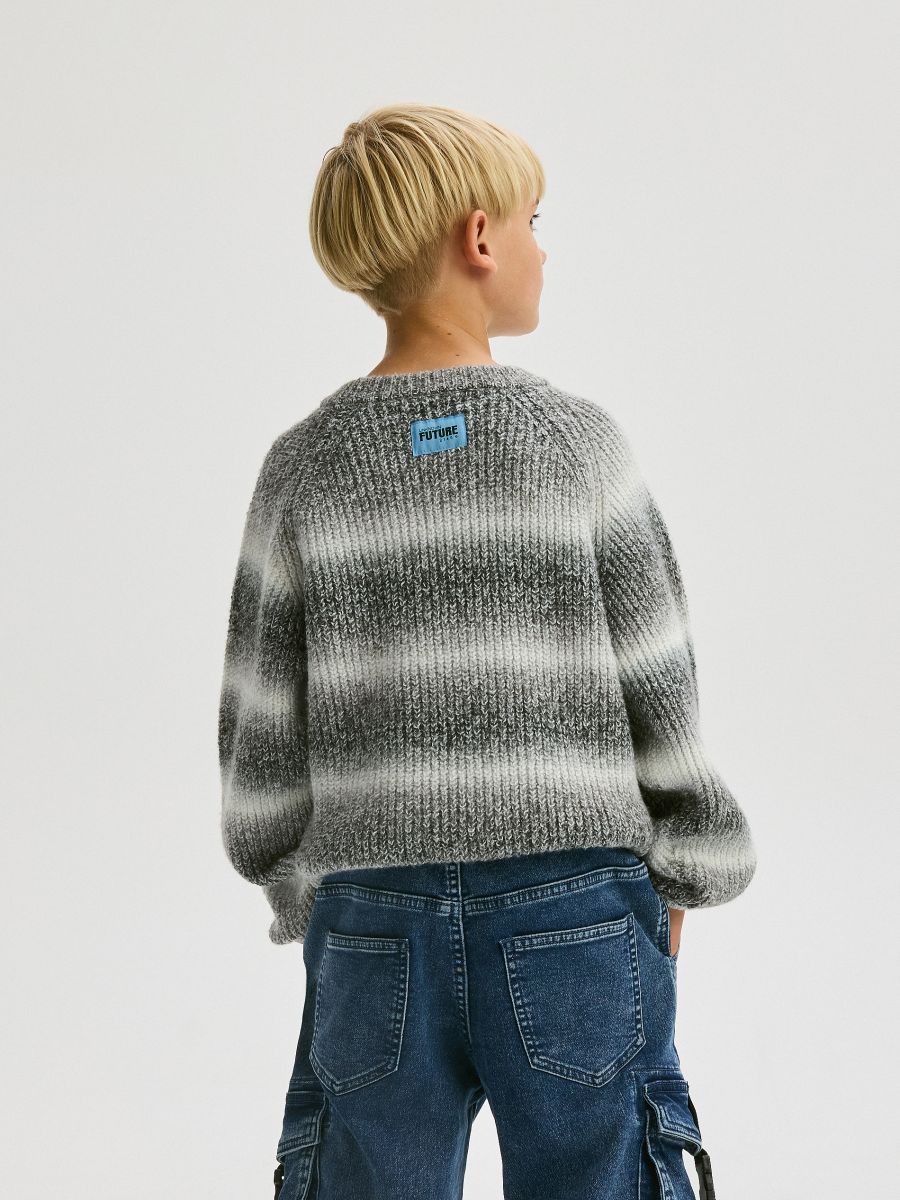 Stripe structural jumper - light grey - RESERVED - 4
