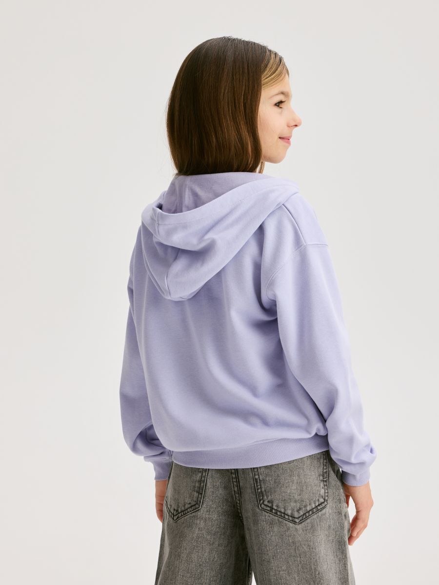 Hoodie - lavender - RESERVED - 4