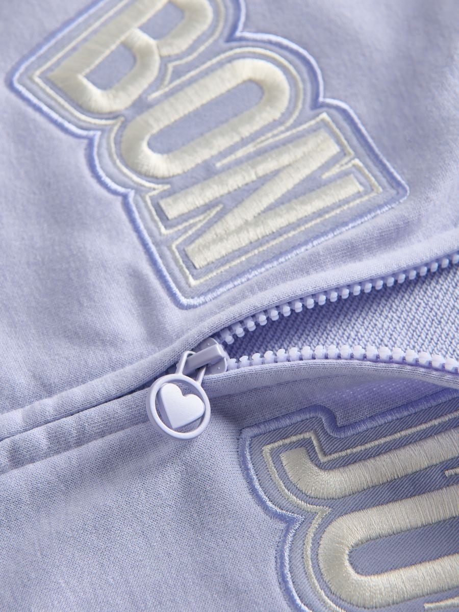 Hoodie - lavender - RESERVED - 2