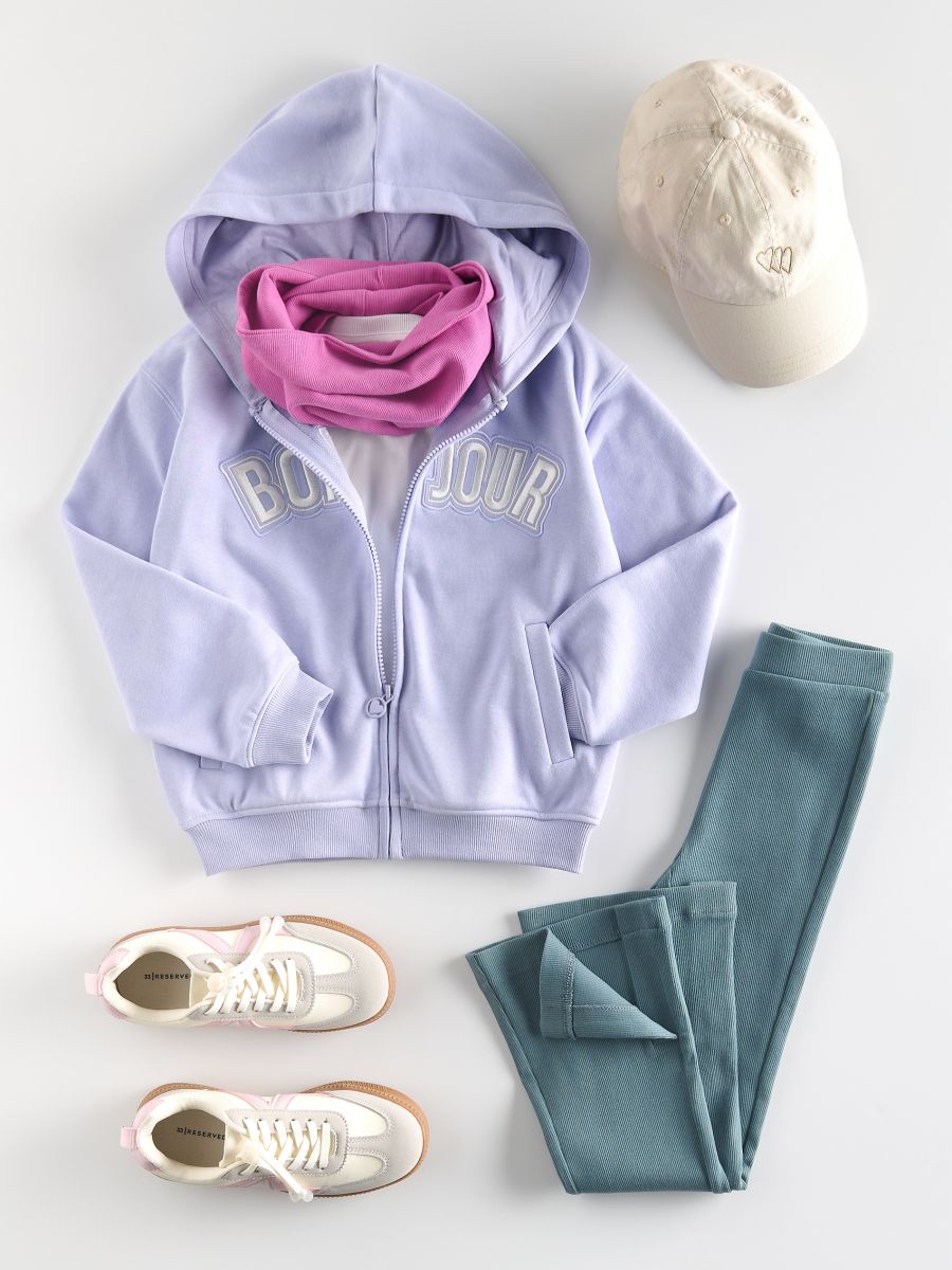 Hoodie - lavender - RESERVED - 8