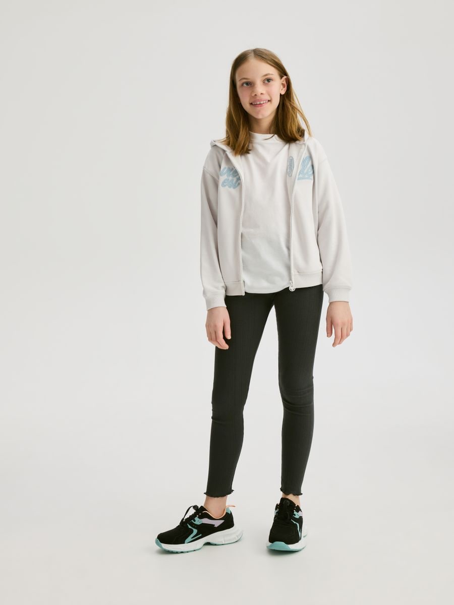 Hoodie - light grey - RESERVED - 5