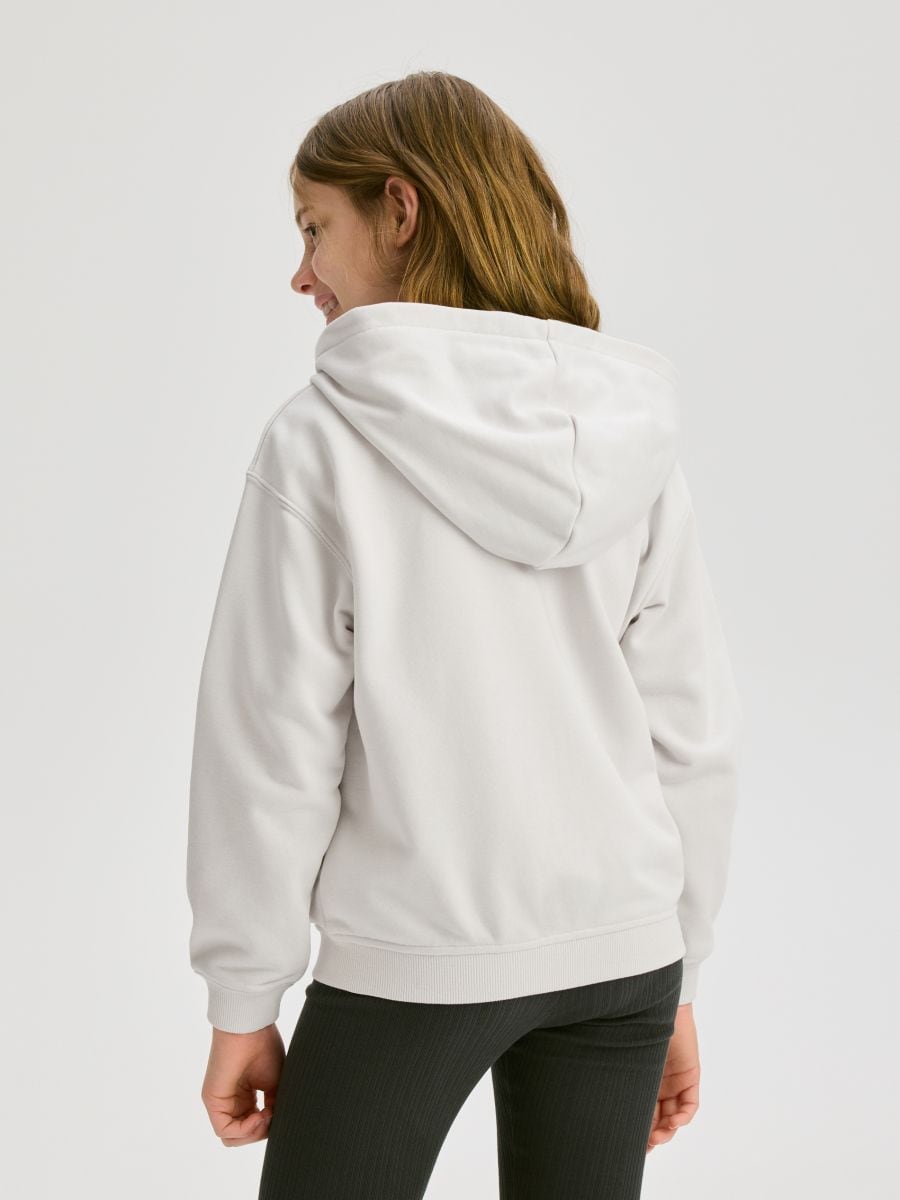 Hoodie - light grey - RESERVED - 4