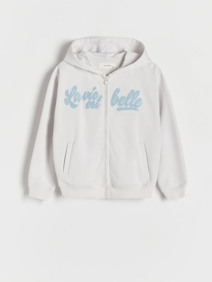 Hoodie - light grey - RESERVED - 3