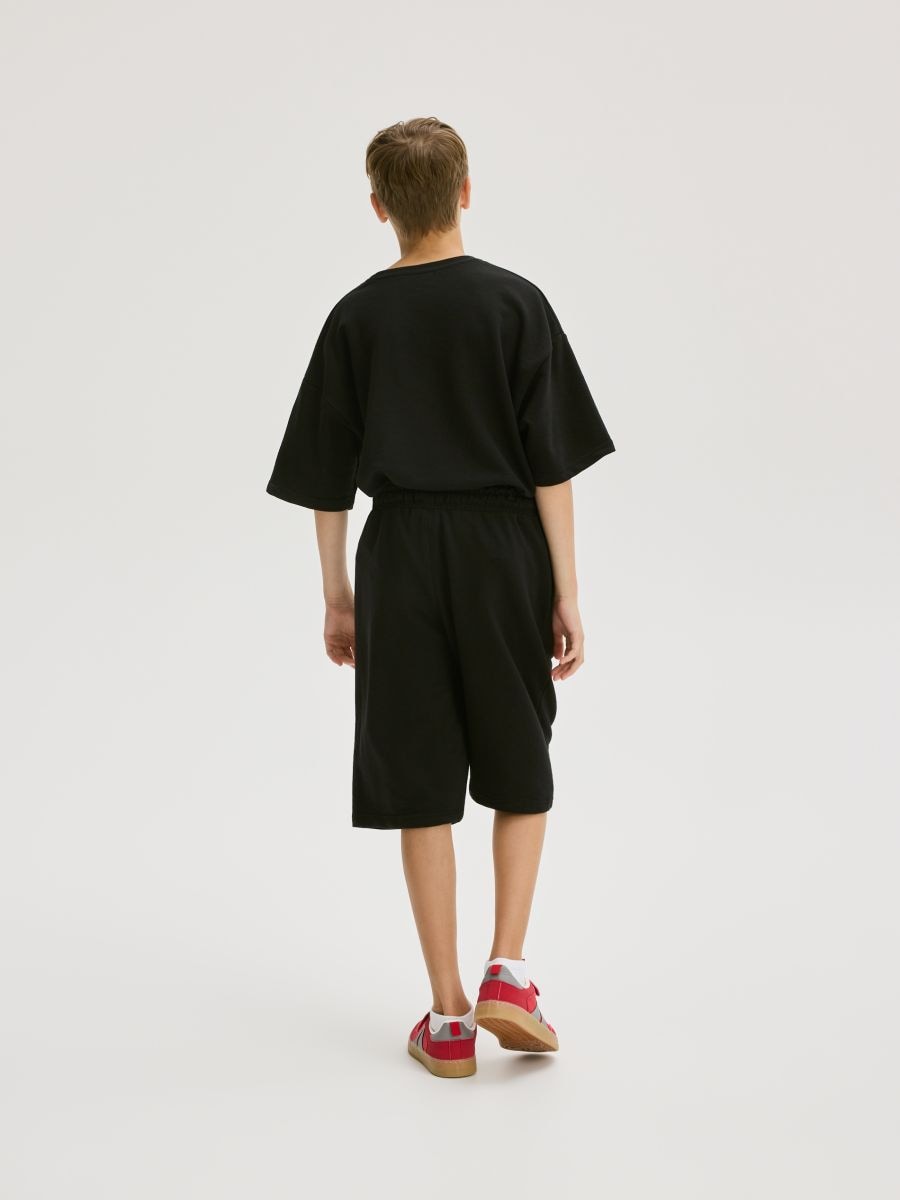 Cotton set with shorts - black - RESERVED - 6