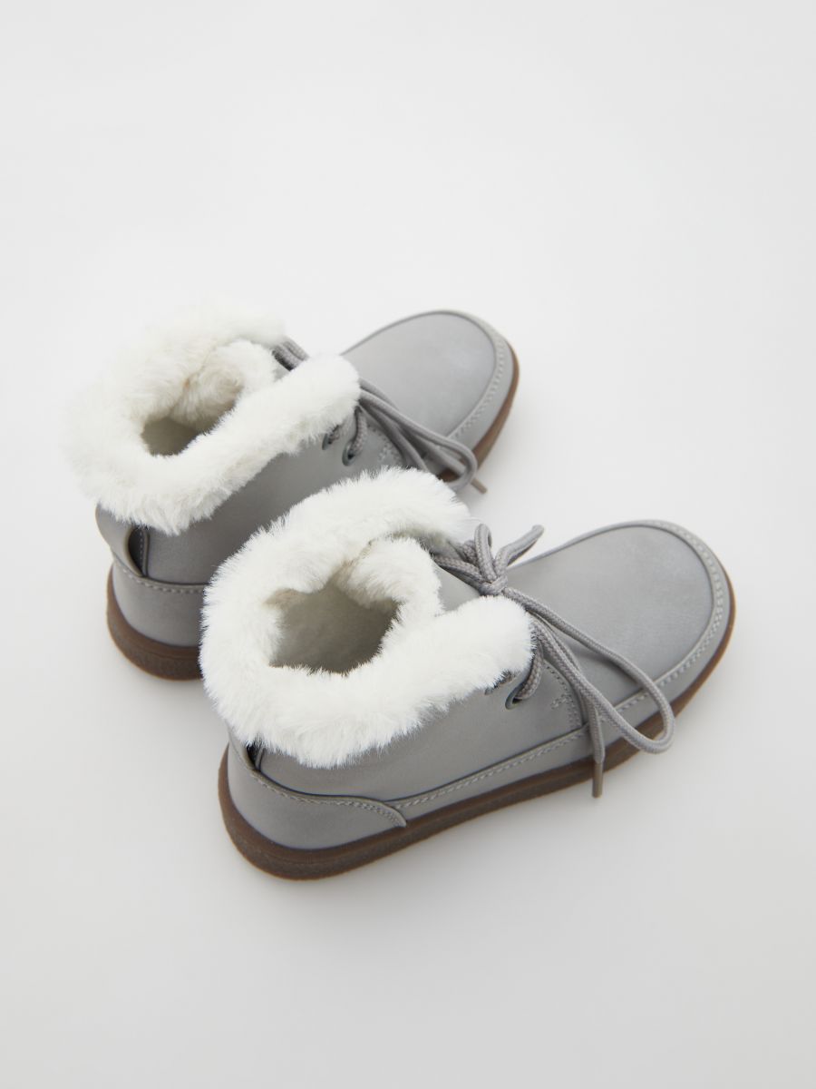 Botins com atacadores - CINZENTO ESCURO - RESERVED - 3