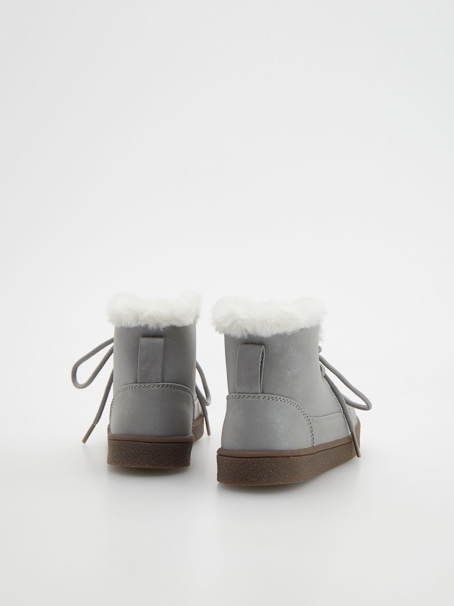 Botins com atacadores - CINZENTO ESCURO - RESERVED - 4