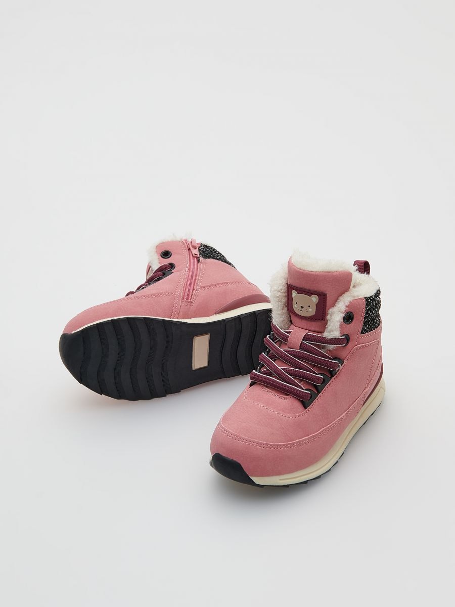 Pink firetrap boots cheap