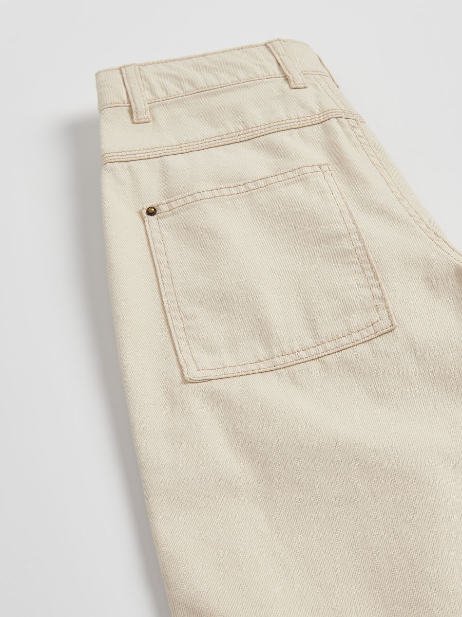 Short en coton - crème - RESERVED - 3