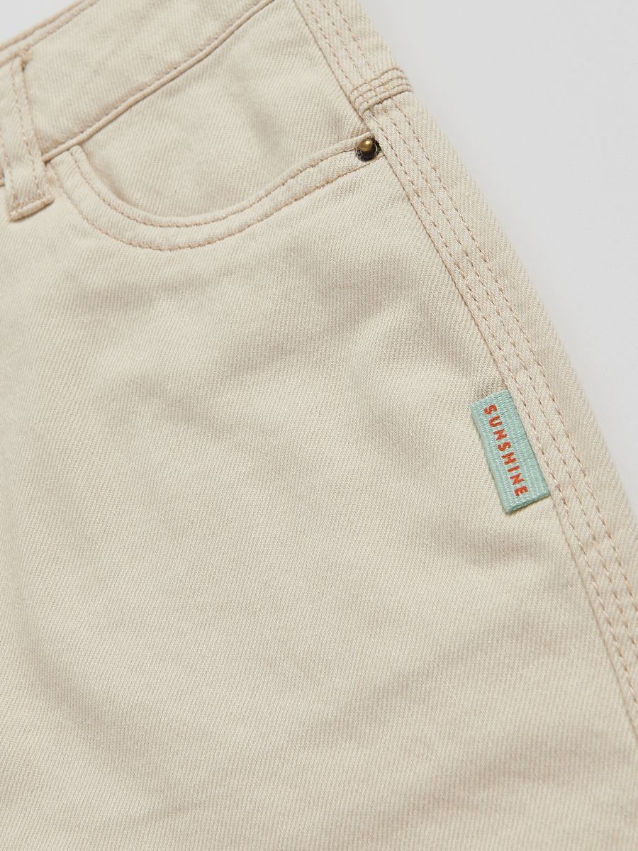 Short en coton - crème - RESERVED - 5