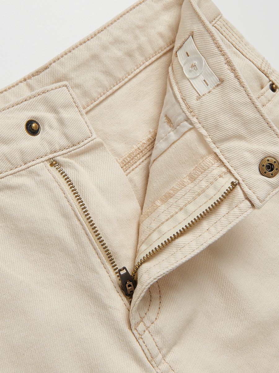 Short en coton - crème - RESERVED - 4