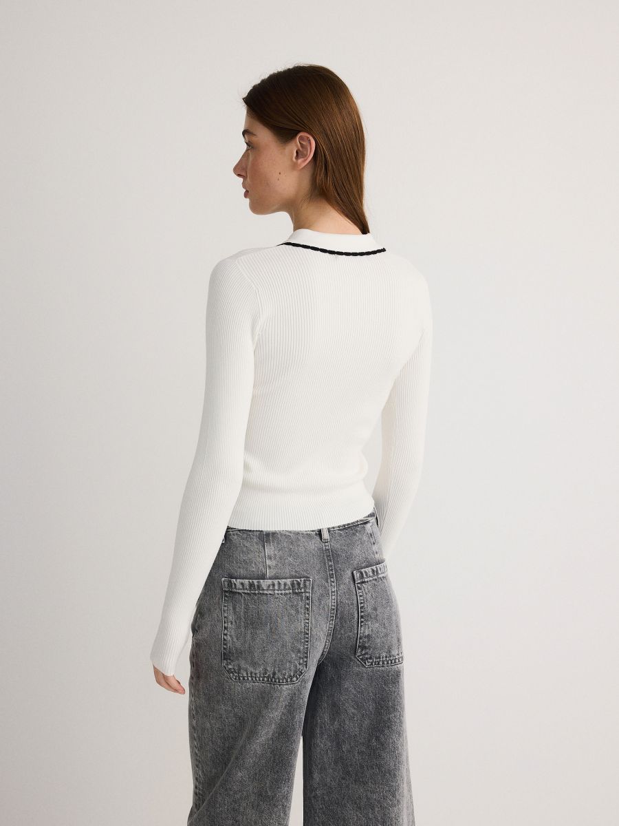 LADIES` BLOUSE - krémová - RESERVED - 3