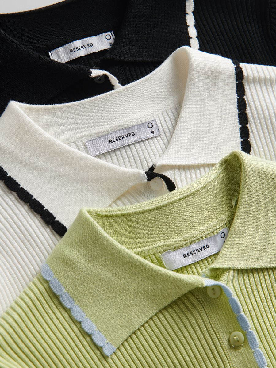 LADIES` BLOUSE - pale green - RESERVED - 6