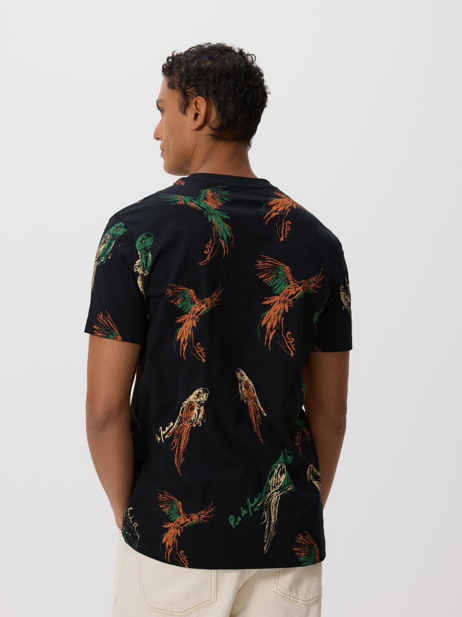 Regular fit T-shirt - black - RESERVED - 3