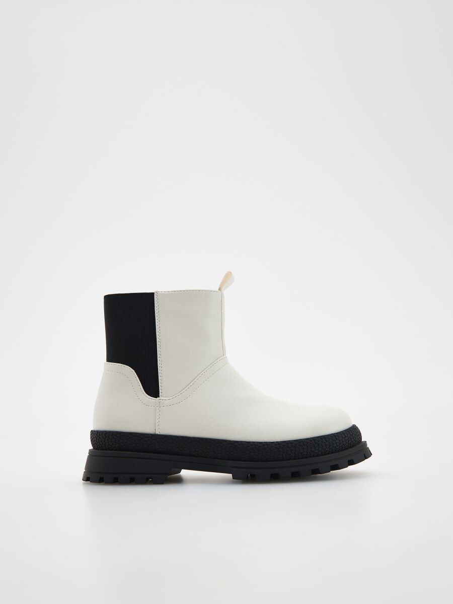 Botins com cano elástico - BRANCO - RESERVED - 2