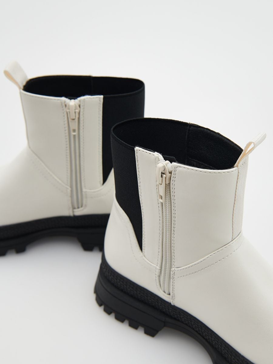 Botins com cano elástico - BRANCO - RESERVED - 4