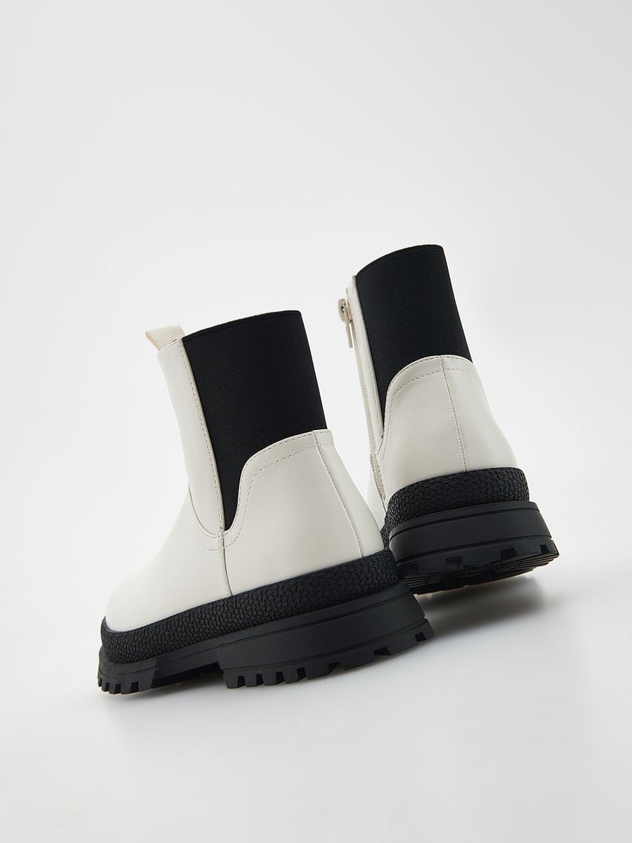 Botins com cano elástico - BRANCO - RESERVED - 3