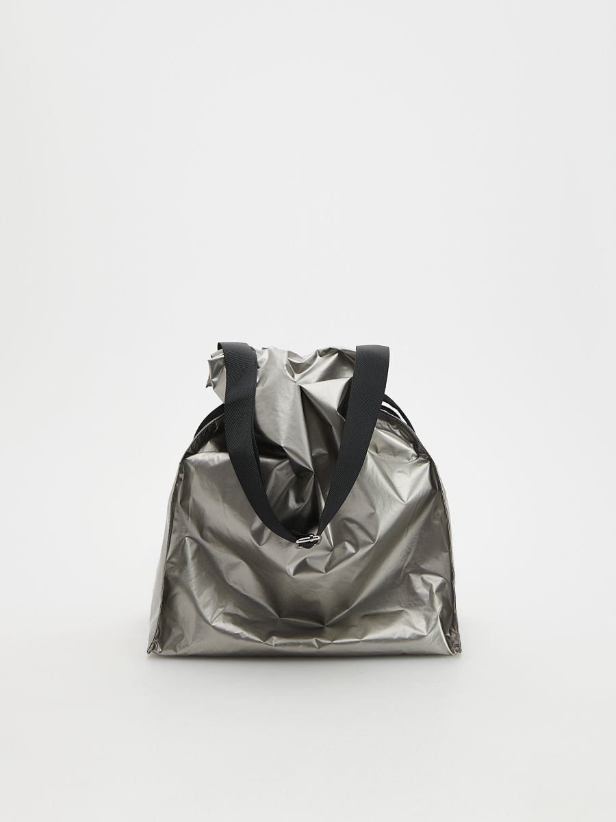 Grey rucksack handbag on sale