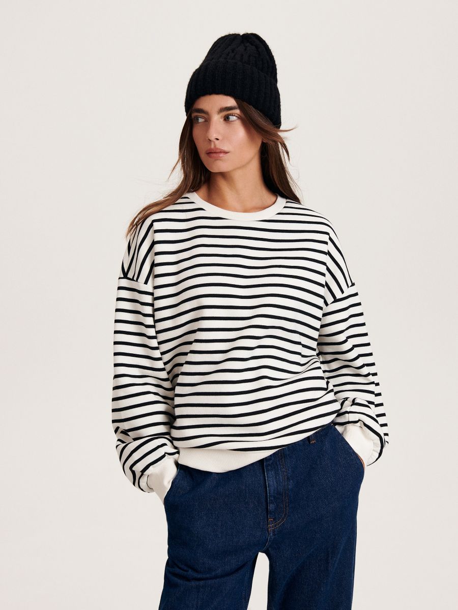 Oversized sweatshirt Color multicolor - RESERVED - 4432O-MLC