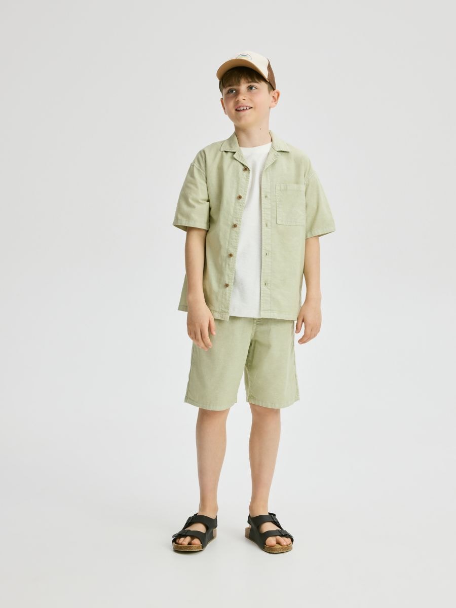 Linen set - light olive - RESERVED - 6