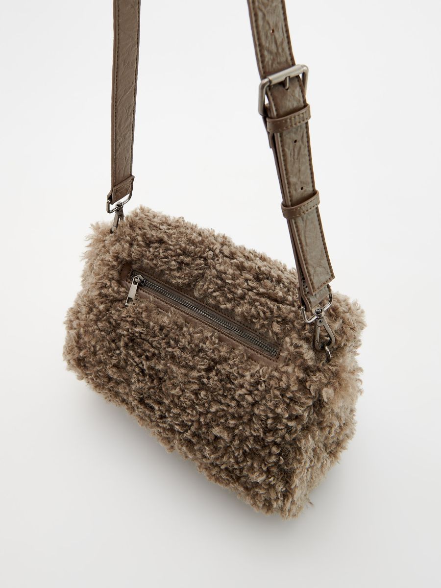 LADIES HANDBAG Farbe staubbraun RESERVED 443BC 98X
