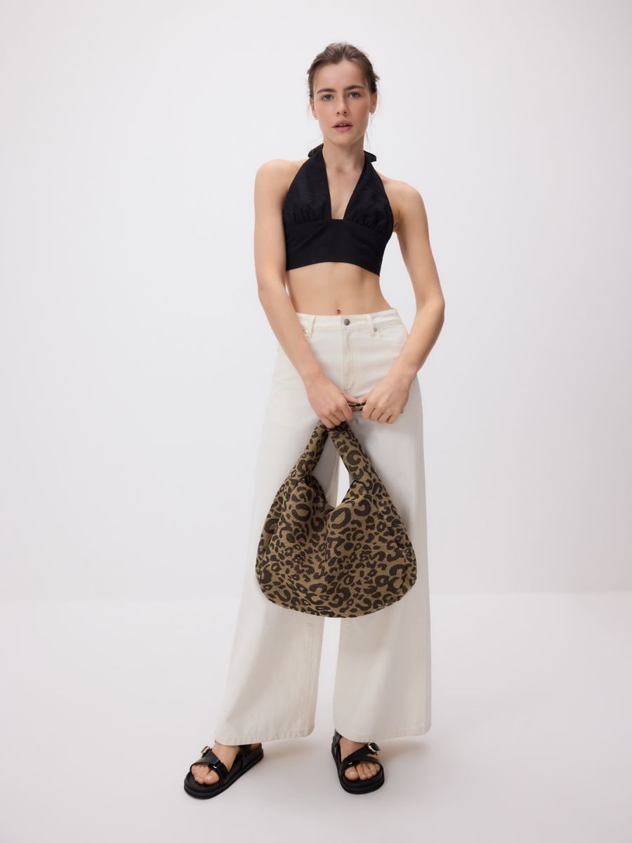Fabric hobo bag - multicolor - RESERVED - 2