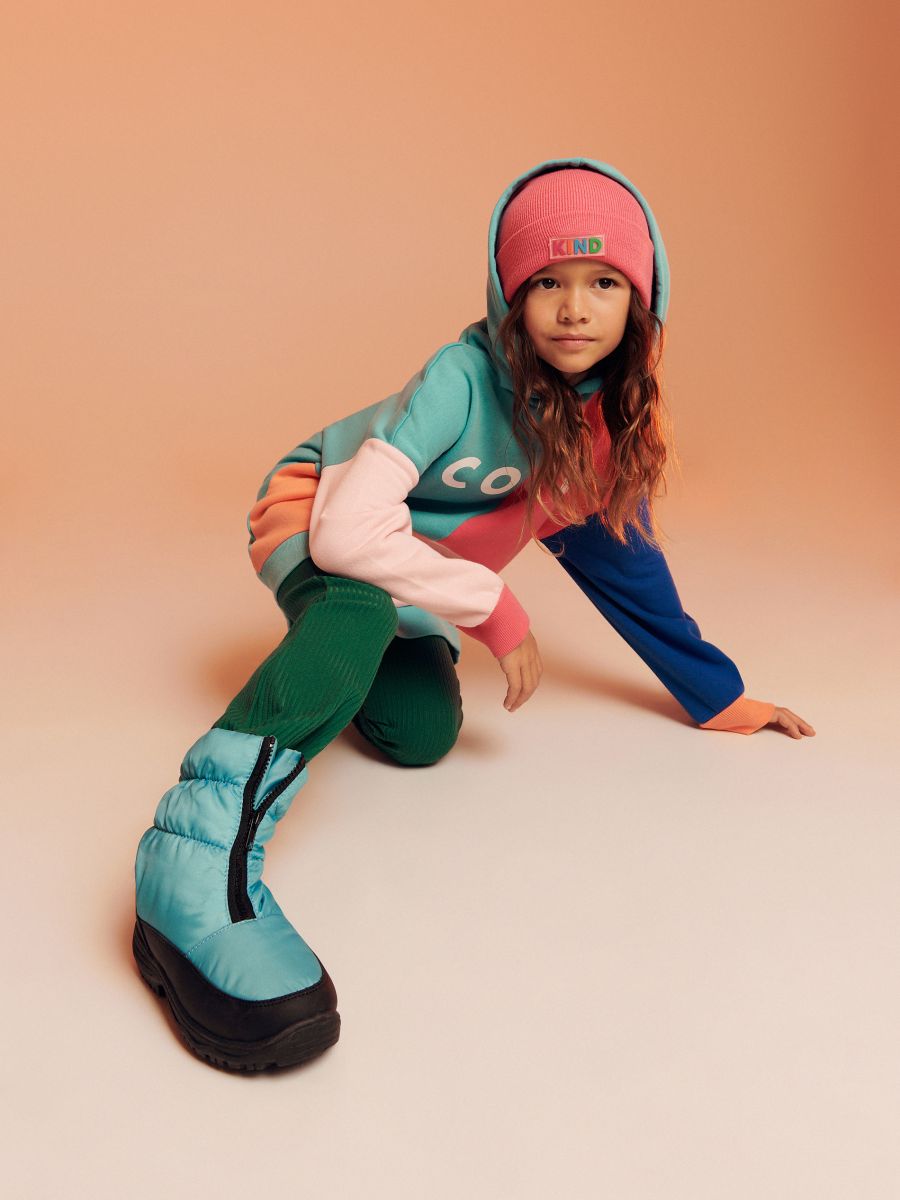 Insulated snow boots - turquoise - RESERVED - 7