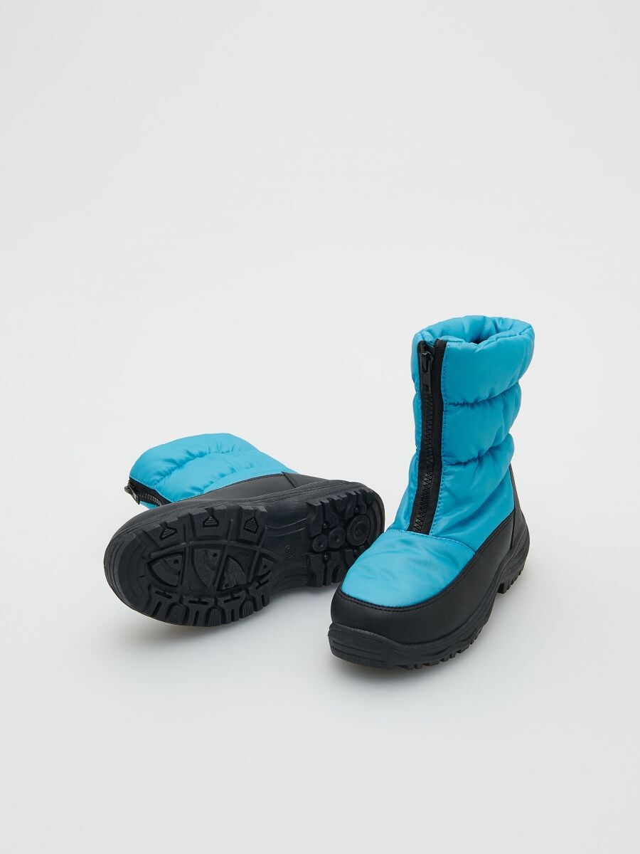 Insulated snow boots - turquoise - RESERVED - 3