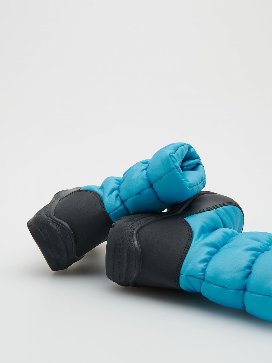 Insulated snow boots - turquoise - RESERVED - 4