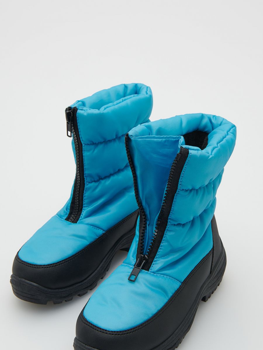 Insulated snow boots - turquoise - RESERVED - 5