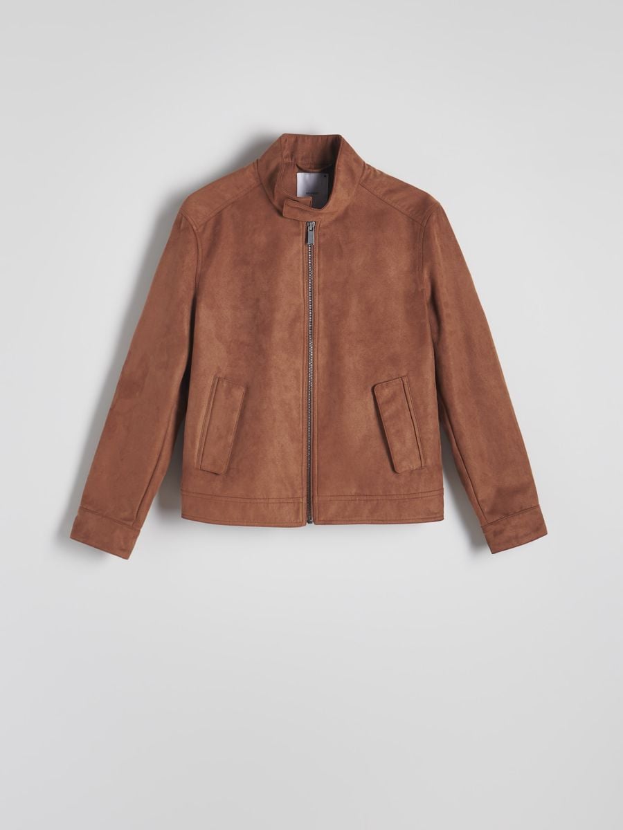 Veste en imitation daim - Marron - RESERVED - 6