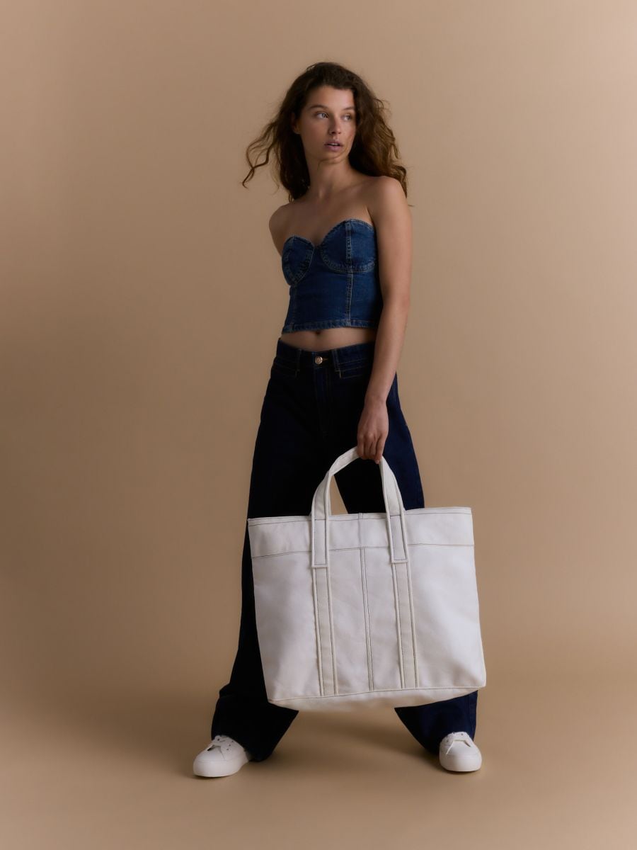 Cotton shopper bag