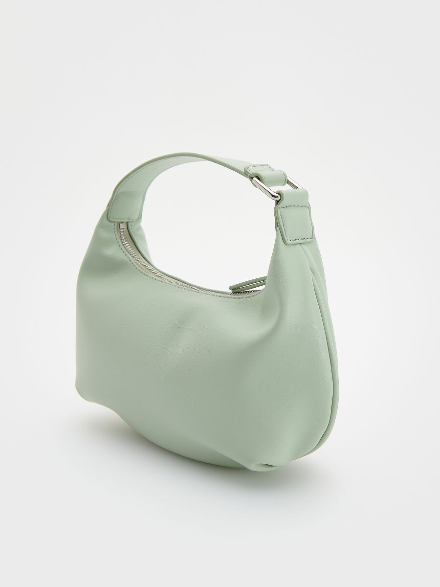 Baguette bag - pale green - RESERVED - 4