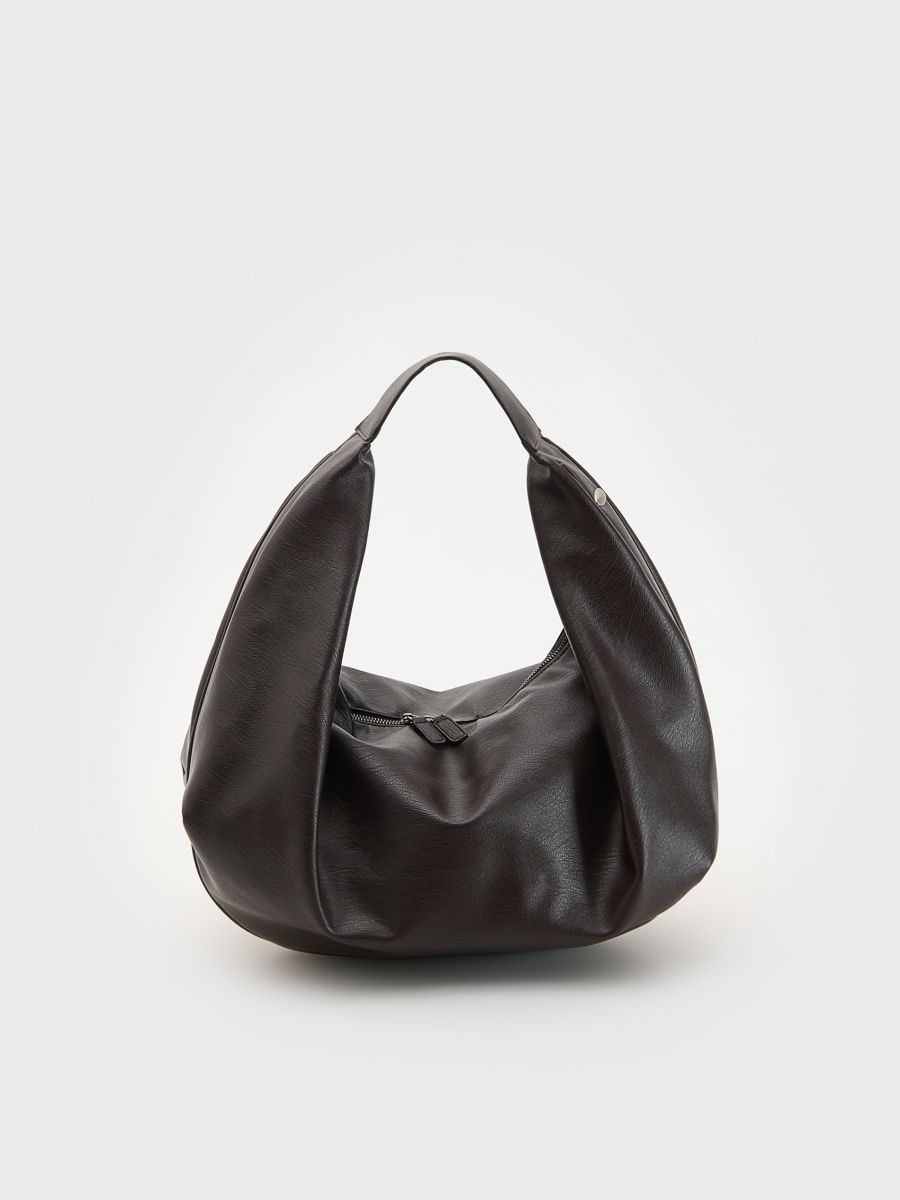 Torebka hobo - mahoniowy - RESERVED