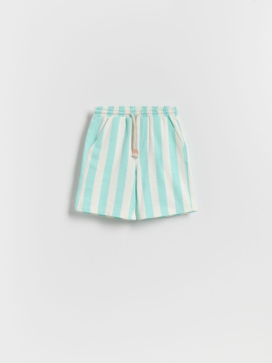 Cotton stripe shorts - cream - RESERVED - 2