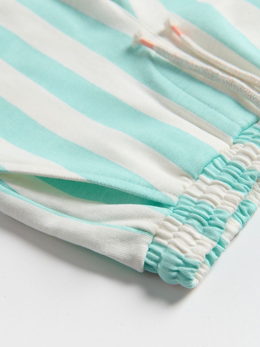 Cotton stripe shorts - cream - RESERVED - 2