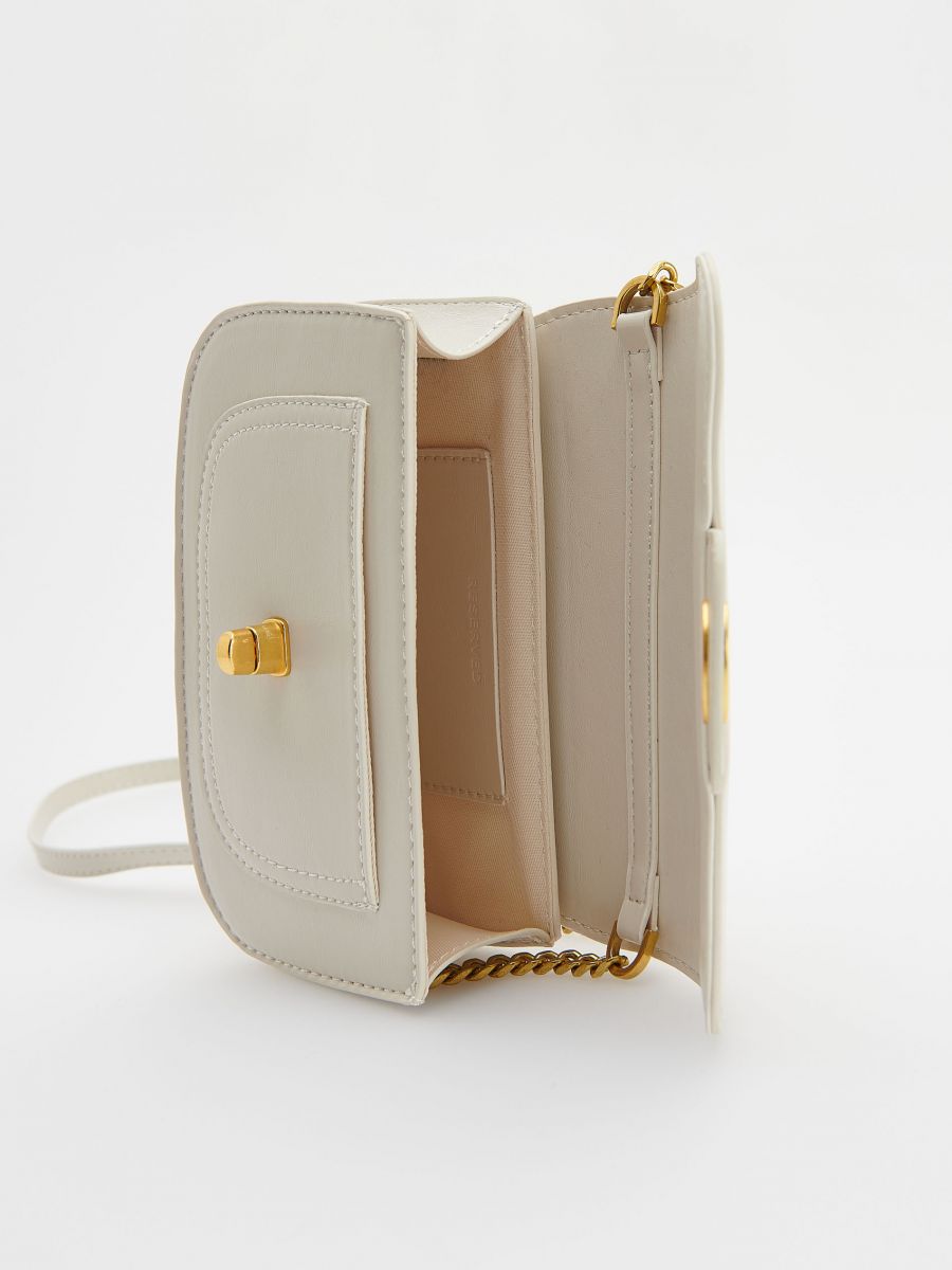 Ladies cream leather handbags sale