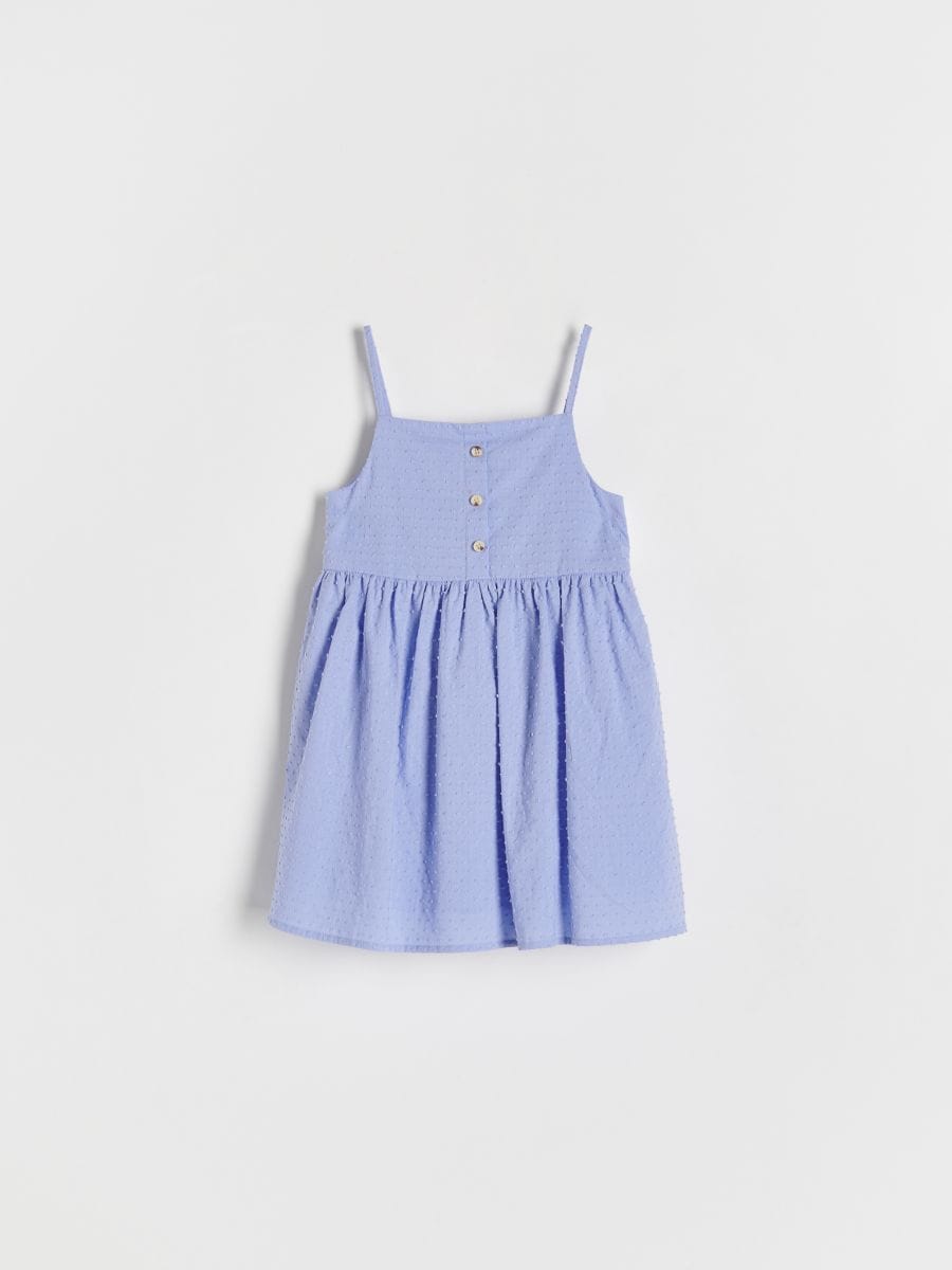 Dress with buttons - hyacinth - RESERVED - 2