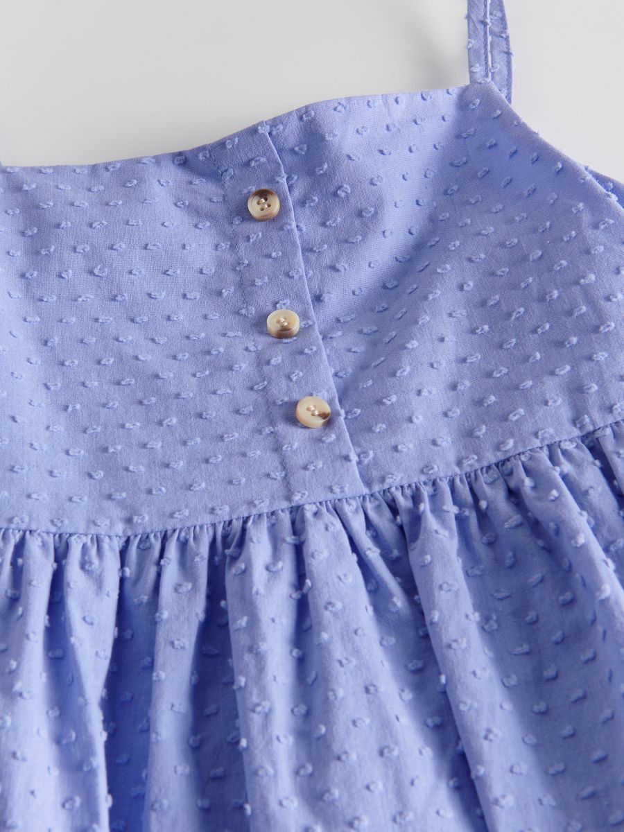 Dress with buttons - hyacinth - RESERVED - 5