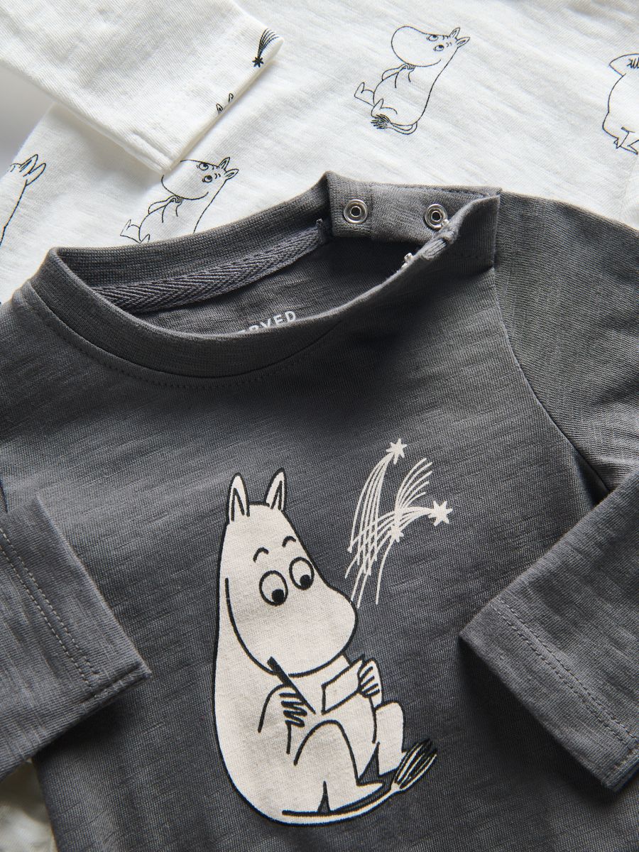 Mumin 2er-Pack verstellbare Bodys - creme - RESERVED - 2