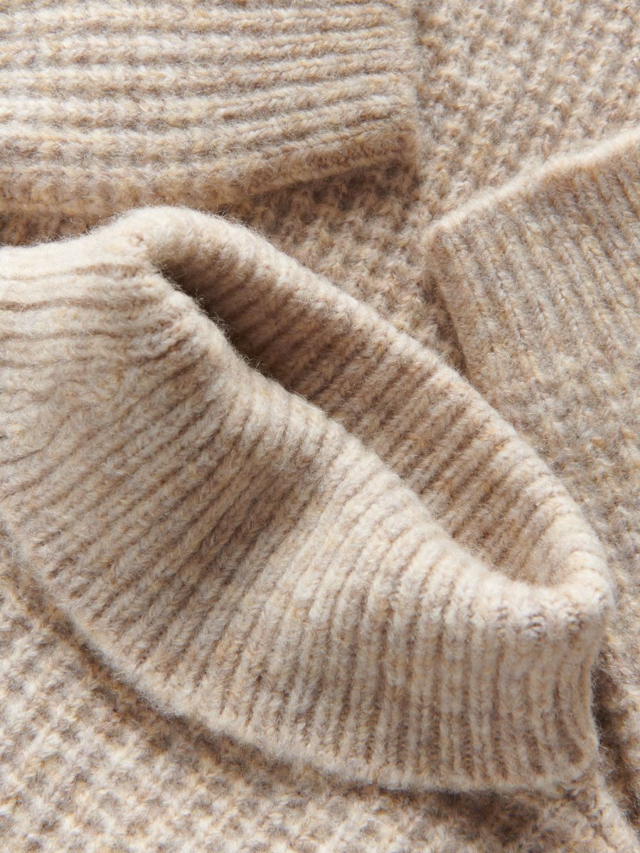 Wool blend jumper - cream - RESERVED - 3