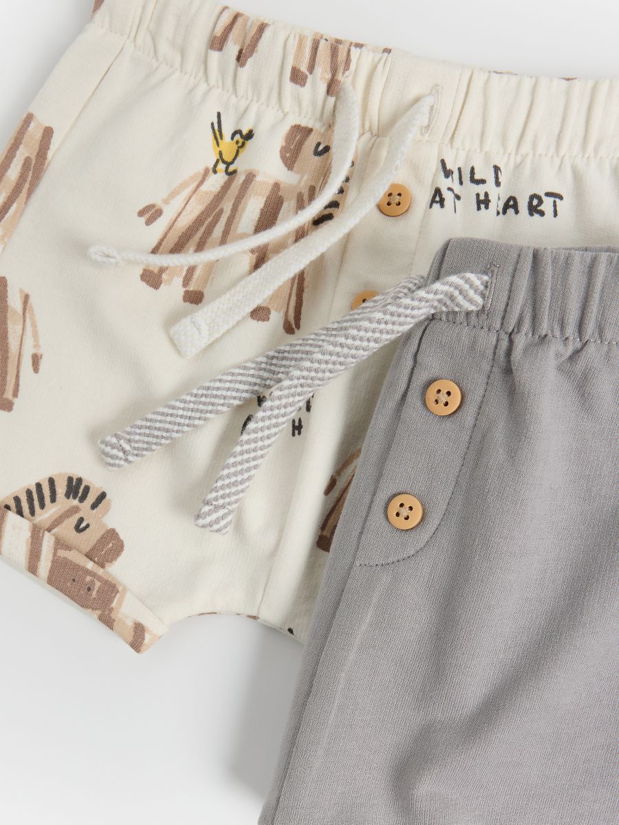 2er-Pack Baumwollshorts - dunkelgrau - RESERVED - 2
