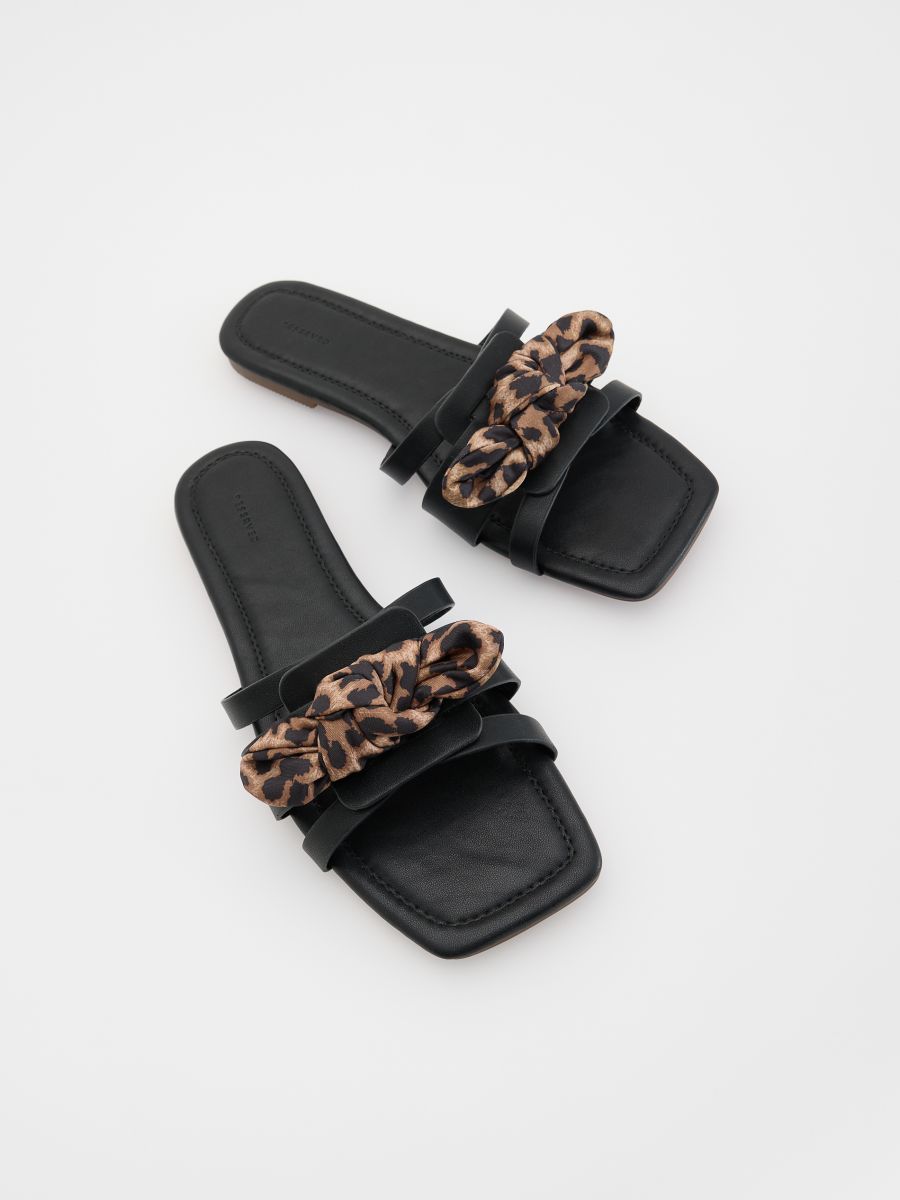 LADIES` SLIDES - black - RESERVED - 2